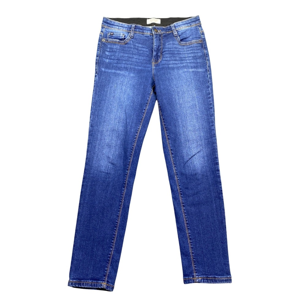 Curve Appeal Womens Size 4/27 Blue Skinny Slim Leg Stretch Denim Jeans Grunge
